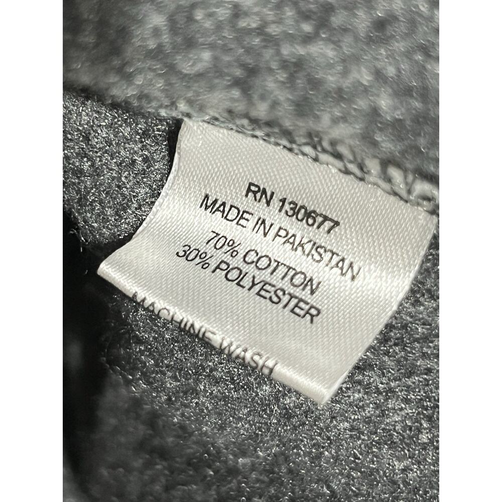 Boston Mass Spellout 1630 Full Zip Full Zip Hoodie Size Medium Gray Sweatshirt - Picture 9 of 10